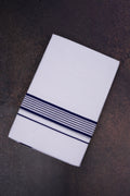 FD-162 W/D DHOTI 3.80 MTR-Navy Blue