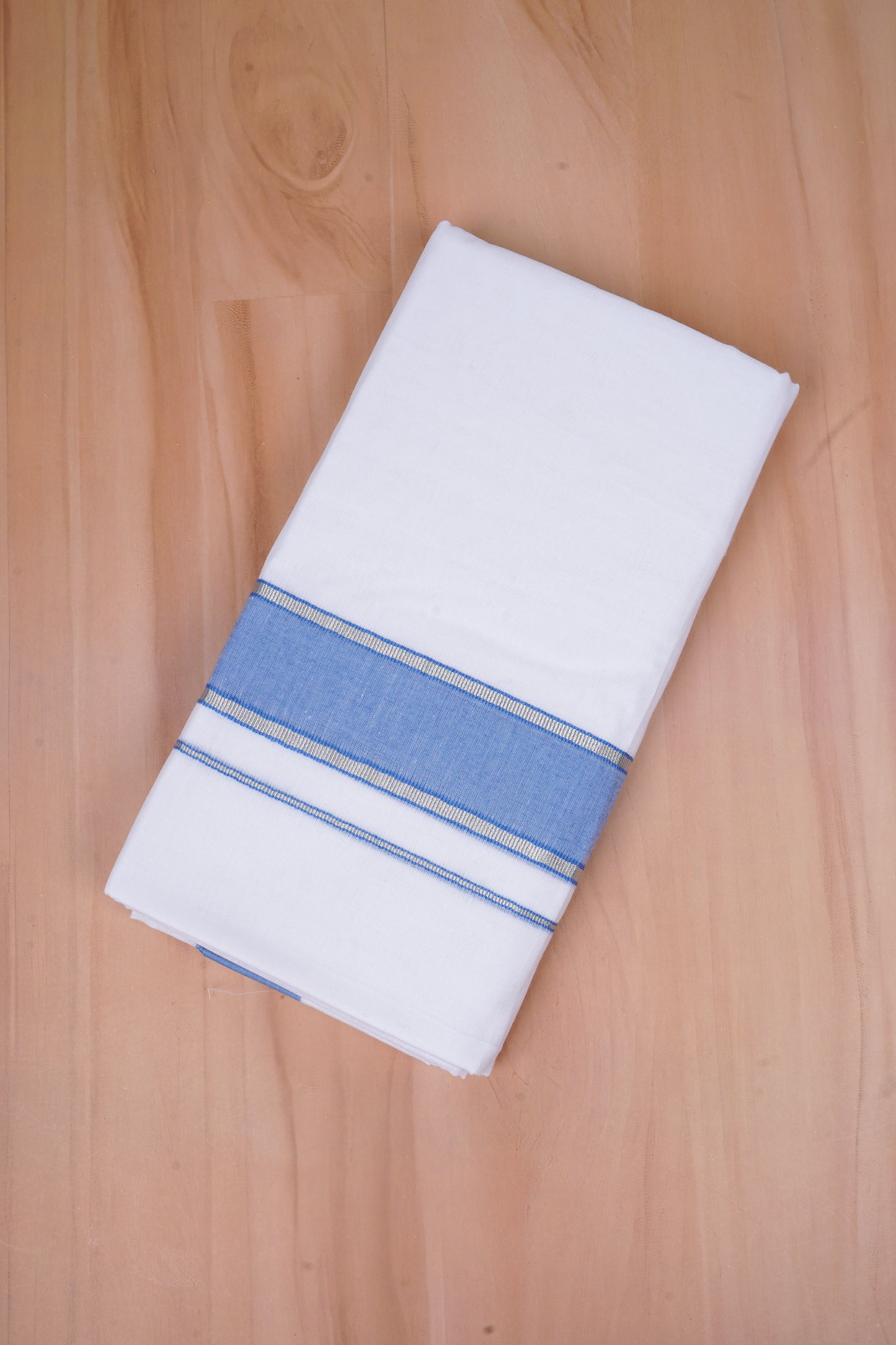 FCD-364 W/D DHOTI 3.80 MTR - Blue