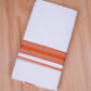 FCD-332 W/D DHOTI 3.80 MTR-Dark Orange