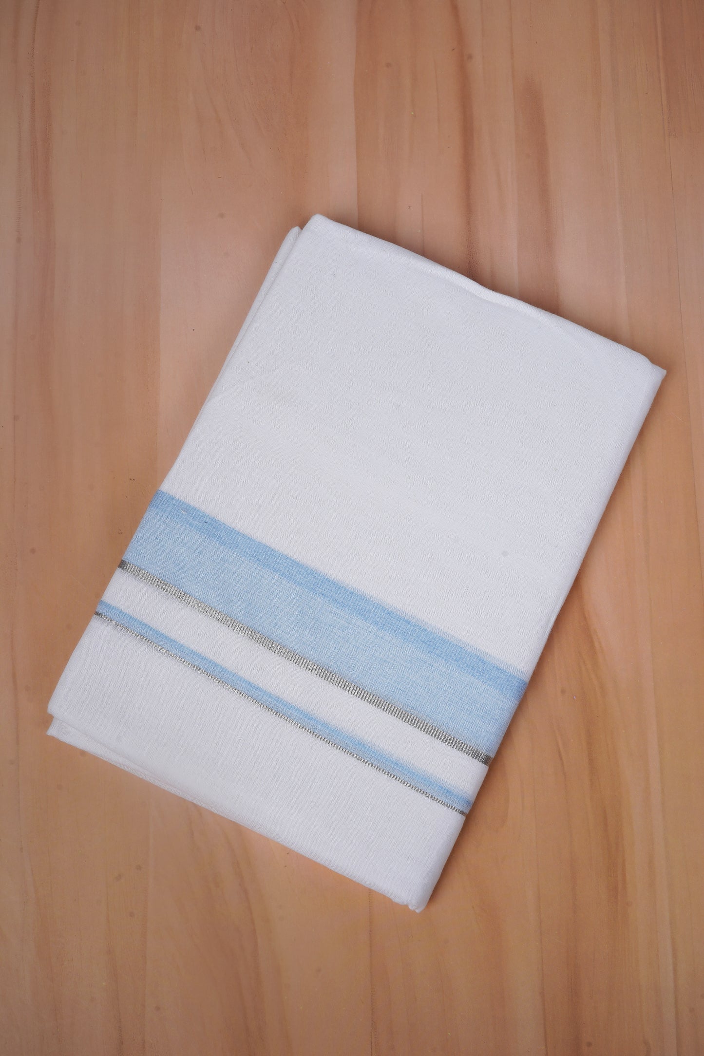 FCD-403 W/D DHOTI 3.80 MTR - Sky Blue