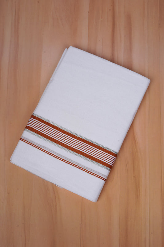 FCD-589 W/D DHOTI 3.80 MTR -  brown