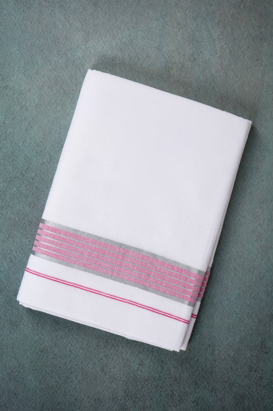 FCD-500 W/D DHOTHIE 3.80 MTR-DARK PINK