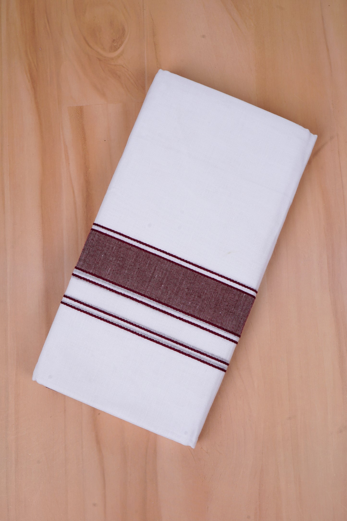 FCD-03 W/D DHOTI 4.00 MTR-Dark Maroon