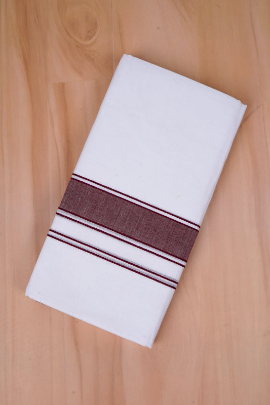 FCD-03 W/D DHOTI 4.00 MTR-Dark Maroon