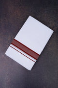 FD-91 W/D DHOTI 3.80 MTR-Dark Brown