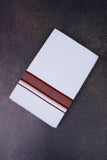 FD-91 W/D DHOTI 3.80 MTR-Dark Brown