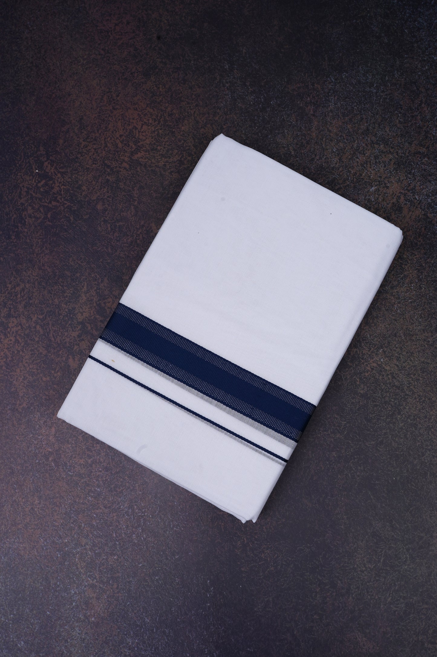 FD-177 W/D DHOTI 3.80 MTR-Dark Blue