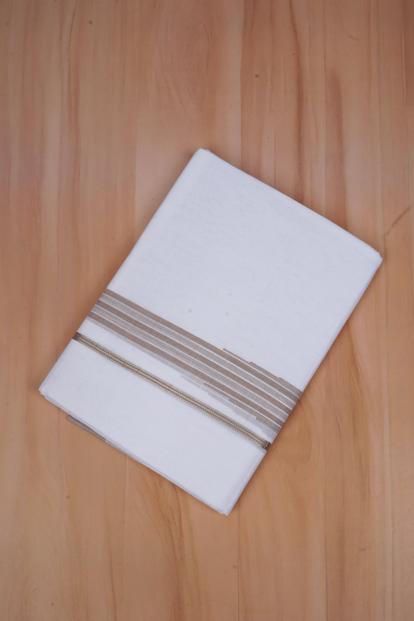 FCD-607 W/D DHOTI 3.80 MTR - Light Brown