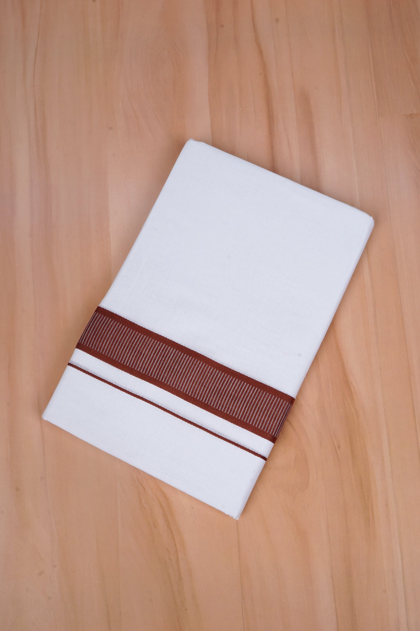 FCD-601 W/D DHOTI 3.80 MTR - Dark Brown
