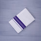KERALOOM FINISH COTTON 329 W/D DHOTI 3.80 MTR - Dark Violet