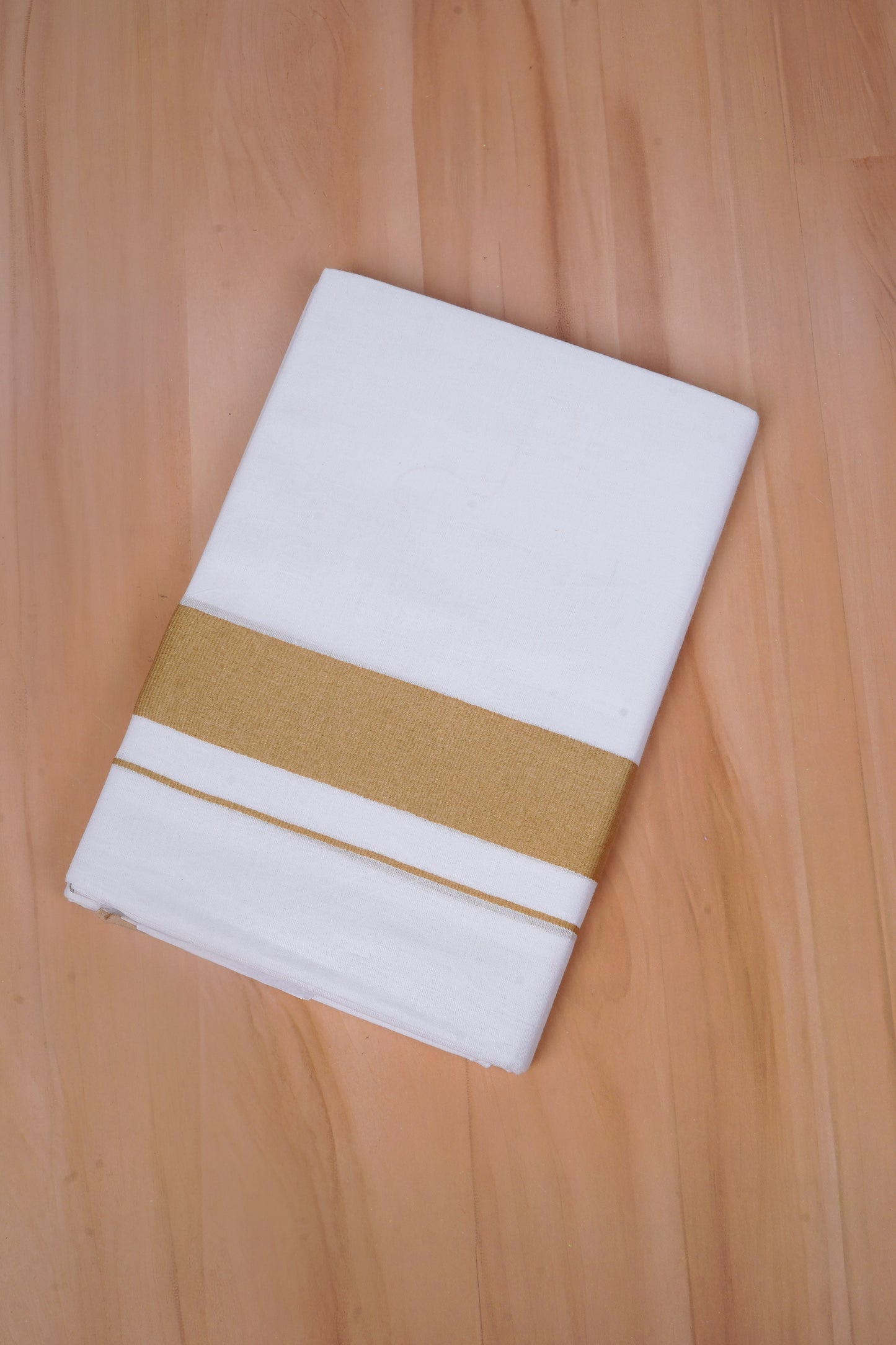 FCD-596 W/D DHOTI 3.80 MTR - Light Brown