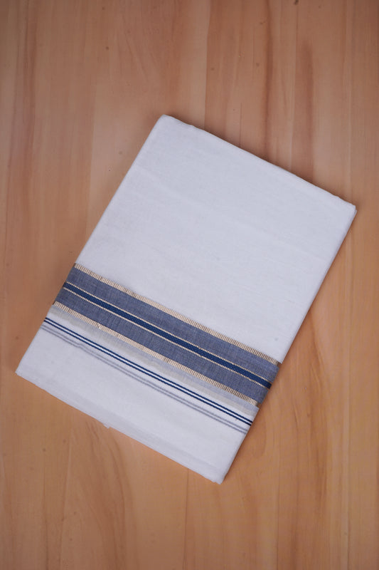 FCD-477 W/D DHOTI 3.80 MTR - Dark Blue