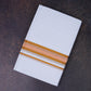 FD-172 W/D DHOTI 3.80 MTR- Orange