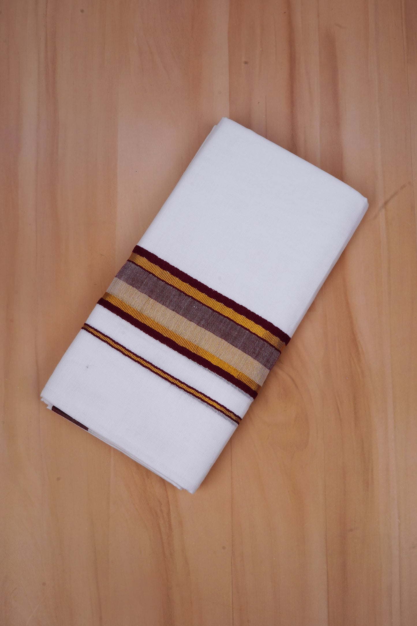 FCD-519 W/D DHOTI 3.80 MTR-Dark Maroon
