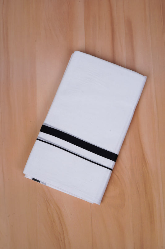 FCD-81 W/D DHOTI 3.80 MTR- Black
