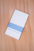 FCD-614 W/D DHOTI 3.80 MTR - Blue
