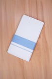 FCD-614 W/D DHOTI 3.80 MTR - Blue