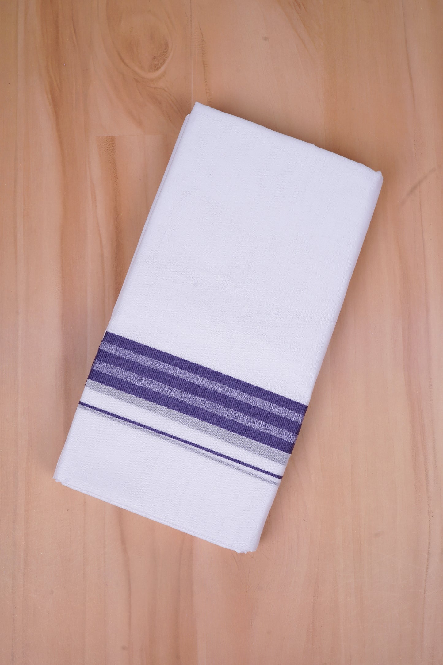 FCD-502 W/D DHOTI 3.80 MTR-Purple