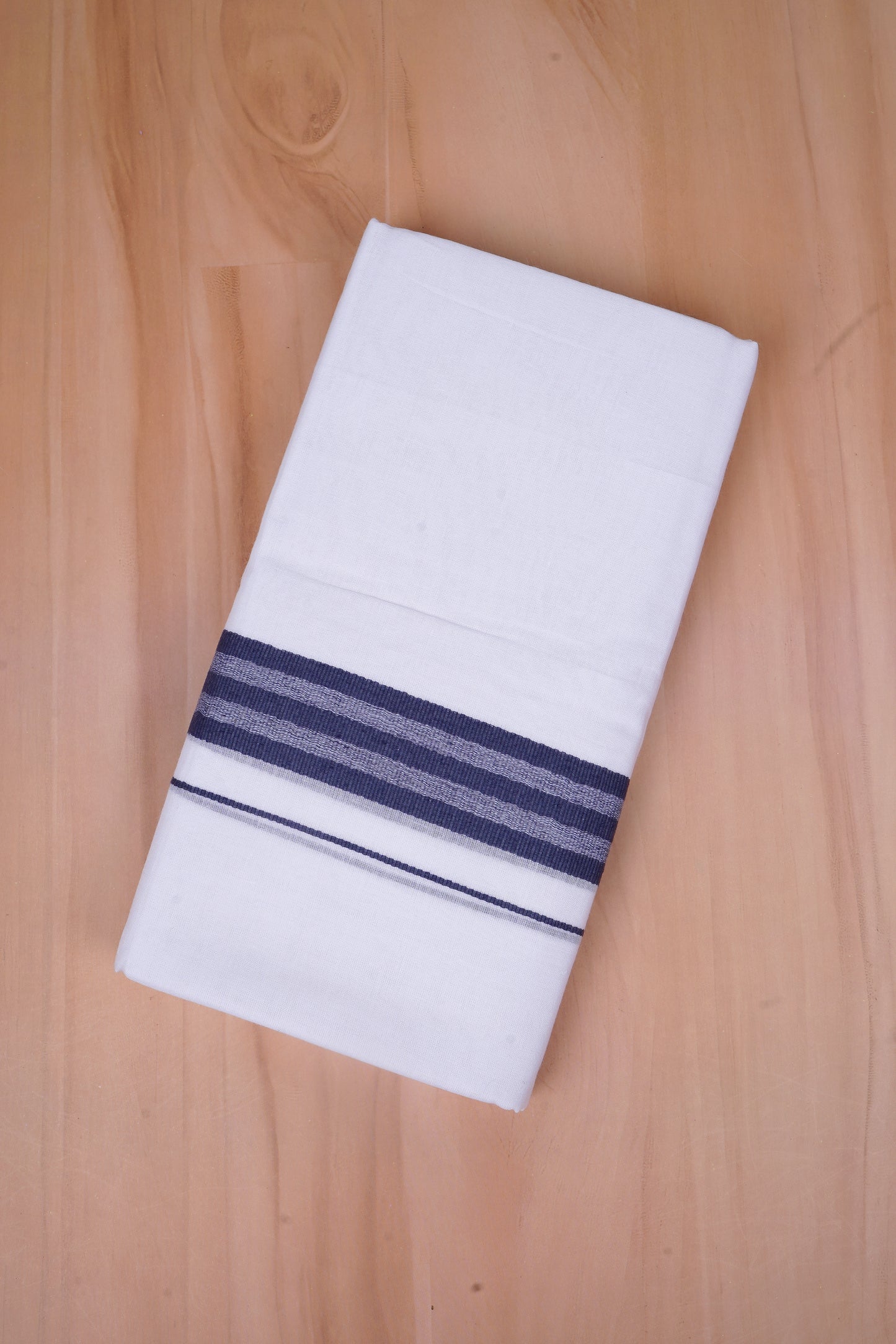 FCD-502 W/D DHOTI 3.80 MTR-Dark Blue