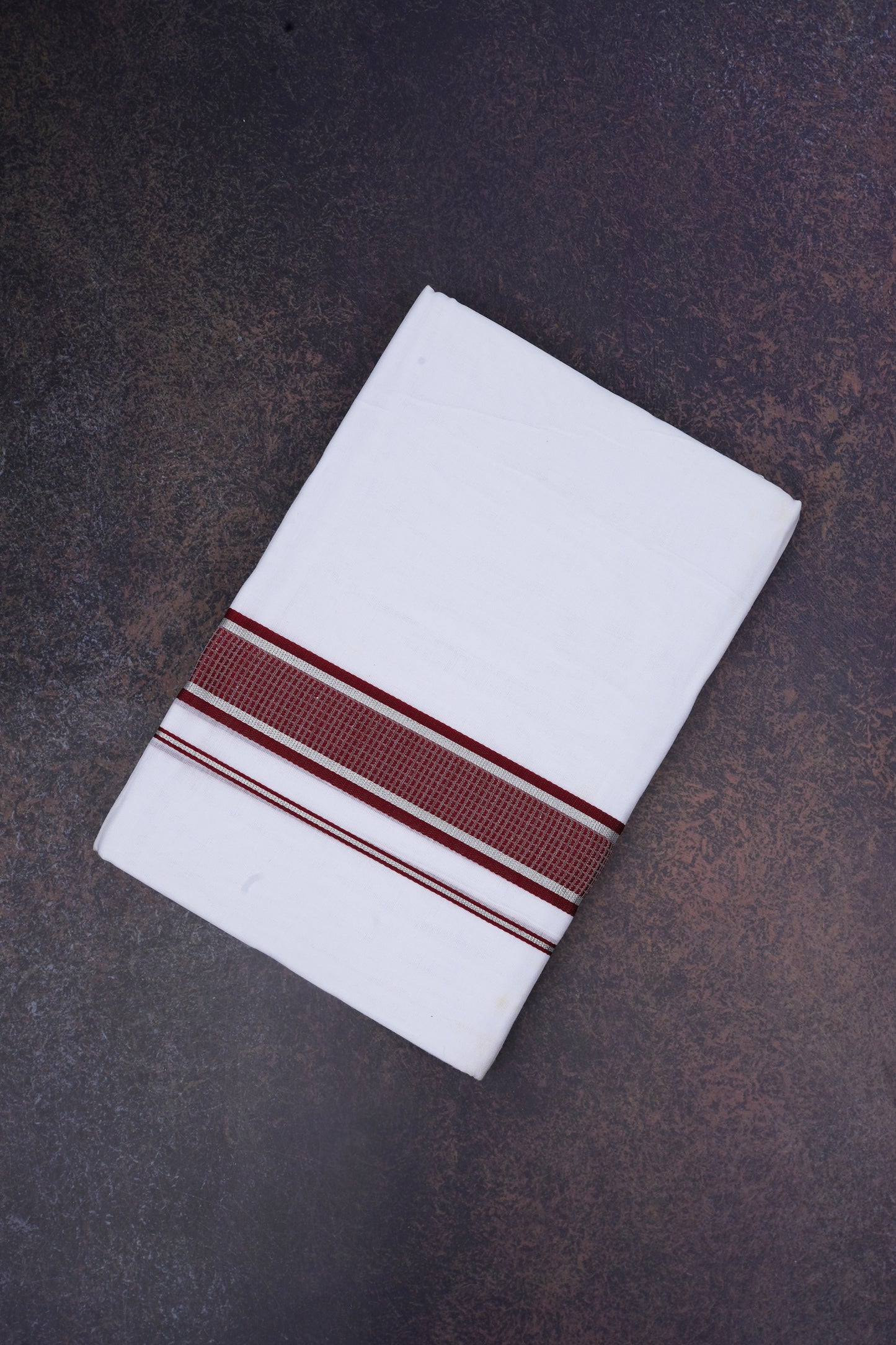 FD-167 W/D DHOTI 3.80 MTR-Maroon