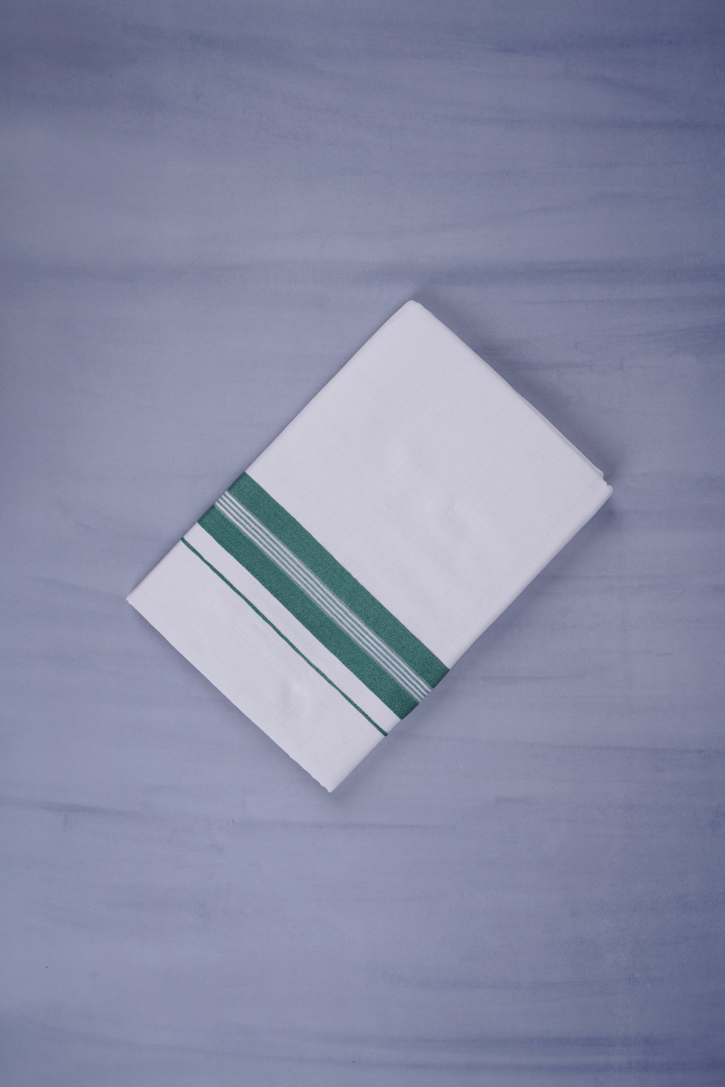 KERALOOM FINISH COTTON 331 W/D DHOTI 3.80 MTR - Green