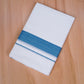 FCD-596 W/D DHOTI 3.80 MTR - Blue
