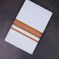 FD-172 W/D DHOTI 3.80 MTR - Brown