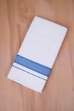 FCD-471 W/D DHOTI 3.80 MTR - Blue