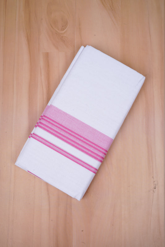 FCD-504 W/D DHOTI 3.80 MTR- Pink