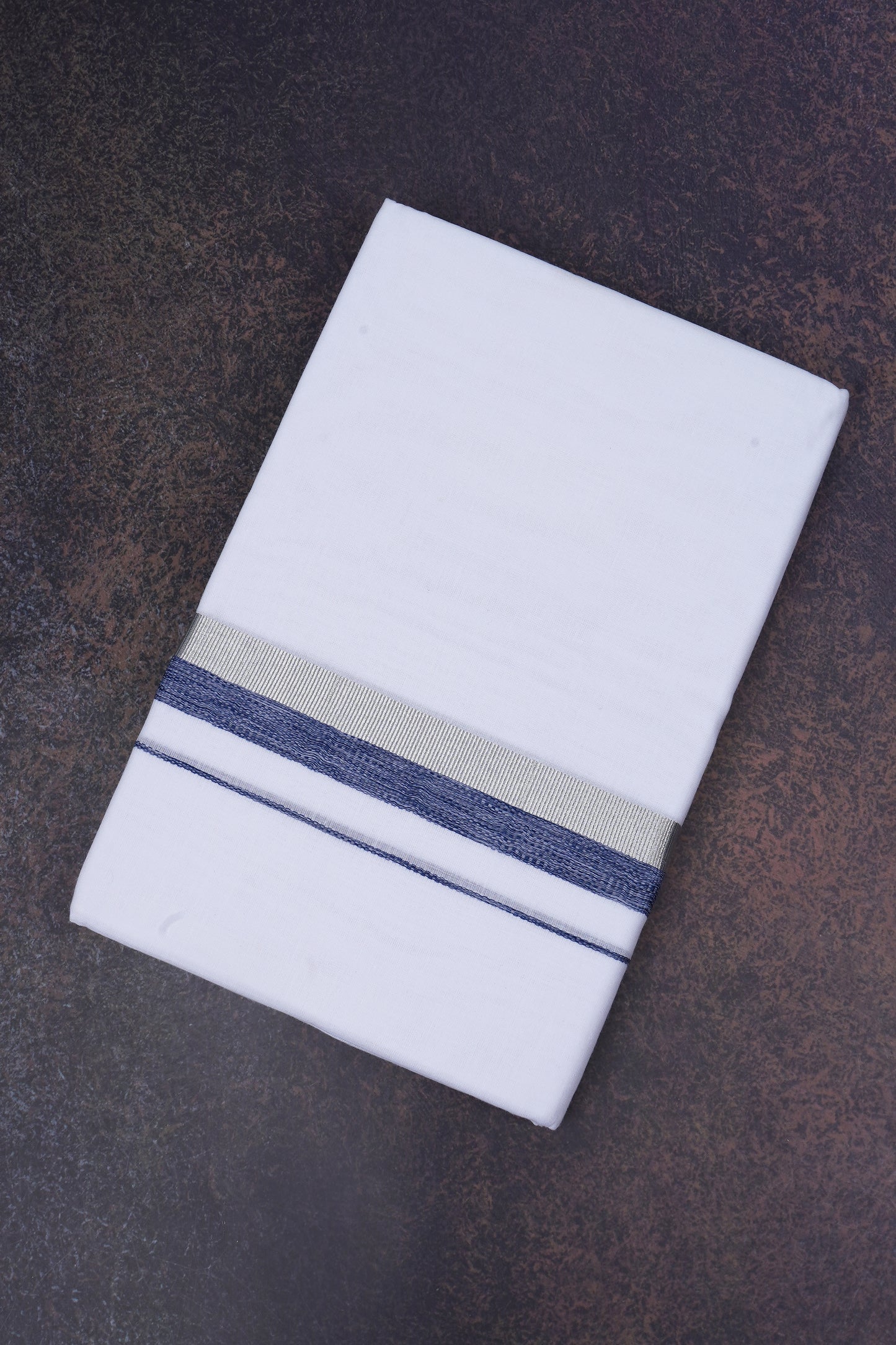 FD-168 W/D DHOTI 3.80 MTR-Blue