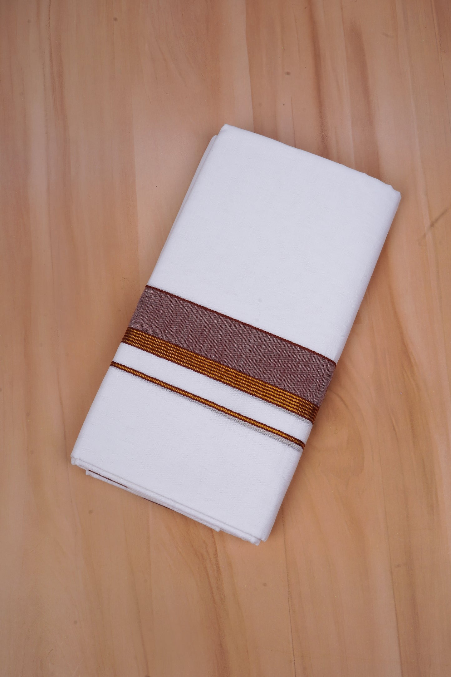 FCD-524 W/D DHOTI 3.80 MTR-Brown