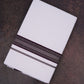 FD-166 W/D DHOTI 3.80 MTR-Dark Brown