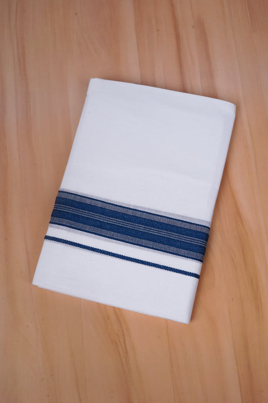 FCD-603 W/D DHOTI 3.80 MTR - Blue