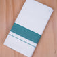 FCD-39 W/D DHOTI 4.00 MTR- Peacock Blue