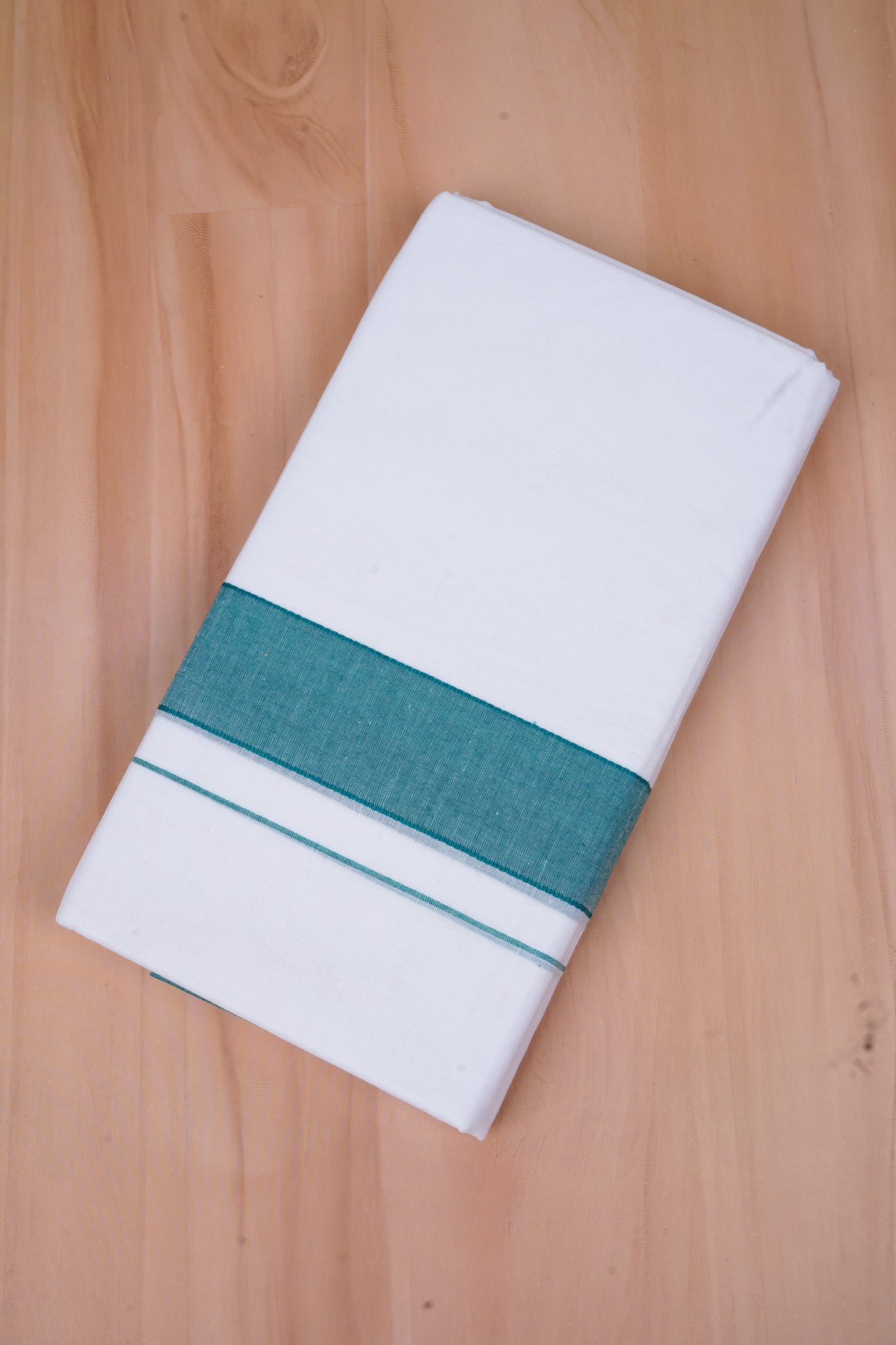 FCD-39 W/D DHOTI 4.00 MTR- Peacock Blue