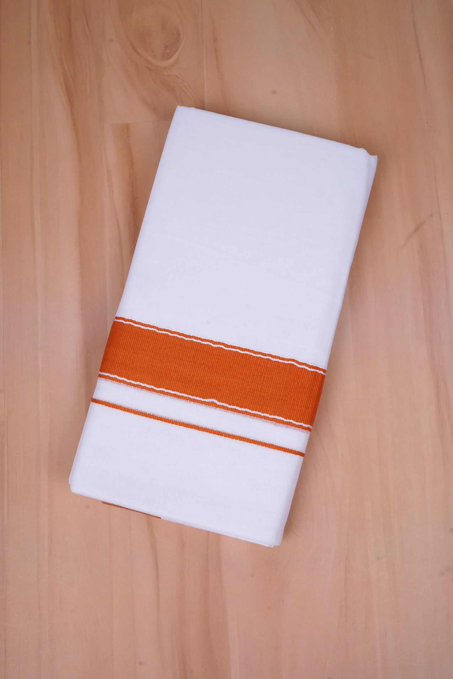FCD-487 W/D DHOTI 3.80 MTR-Orange