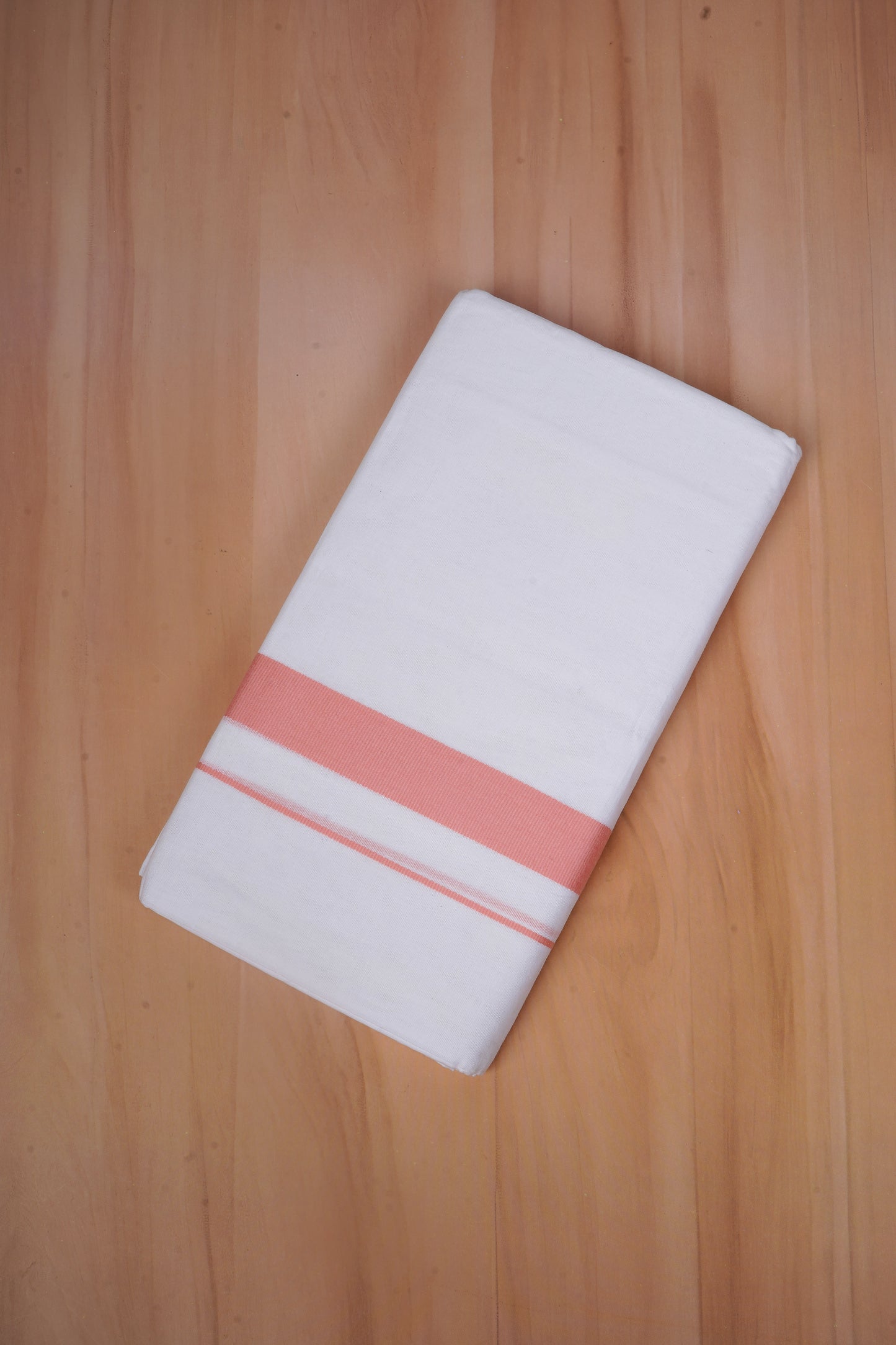 FCD-75 W/D DHOTI 3.80 MTR- LIght Orange