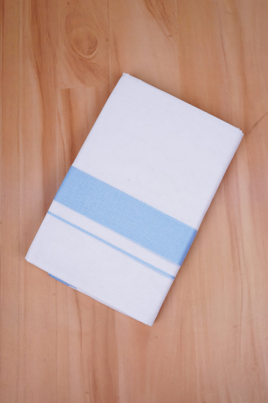 FCD-592 W/D DHOTI 3.80 MTR - Sky Blue
