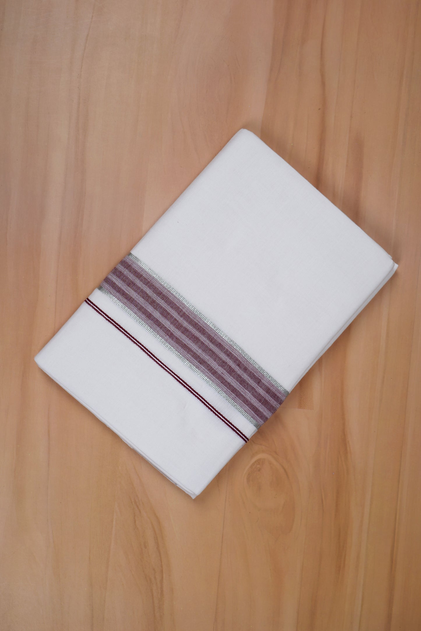 FCD-593 W/D DHOTHIE 3.80 MTR-DARK MAROON