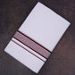 FD-162 W/D DHOTI 3.80 MTR-Light Brown