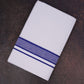 FD-108 W/D DHOTI 3.70 MTR-Blue