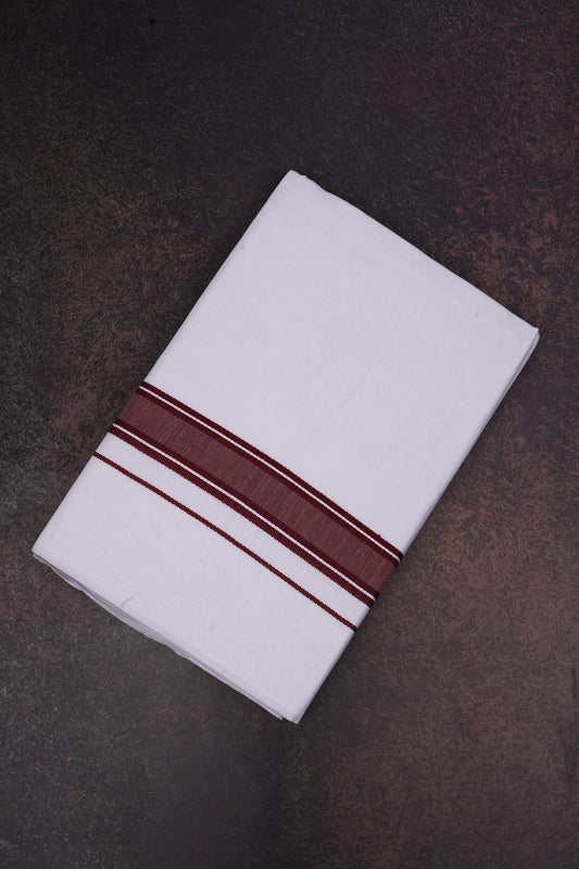 FD-116 W/D DHOTI 3.80 MTR-Maroon