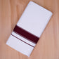 FCD-487 W/D DHOTI 3.80 MTR-Dark Maroon