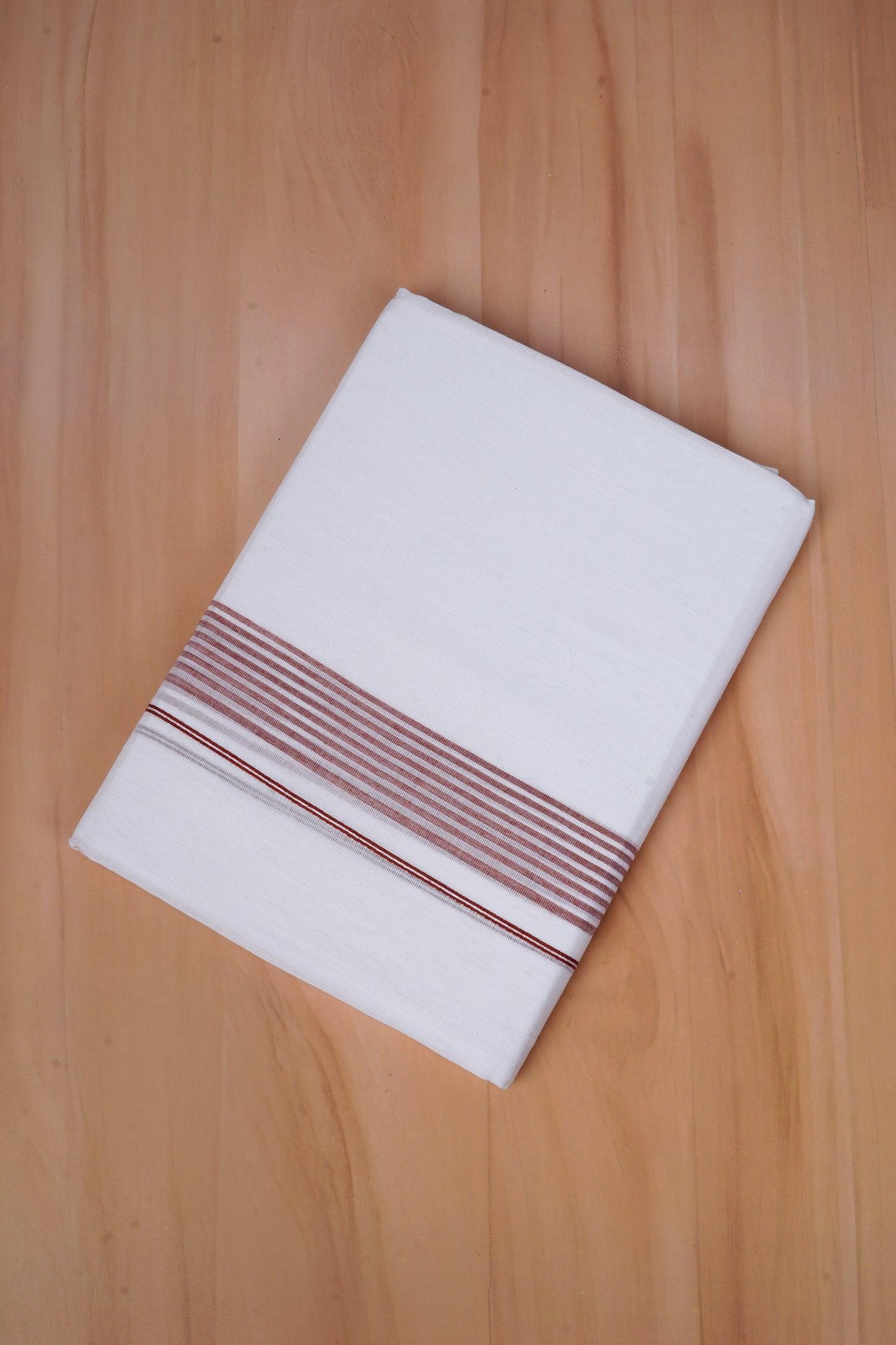 FCD-512 W/D DHOTI 3.80 MTR - Light Brown