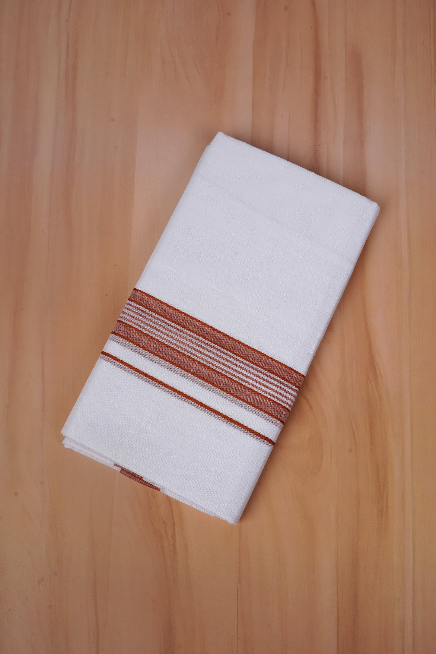 FCD-529 W/D DHOTI 3.80 MTR-Dark Brown
