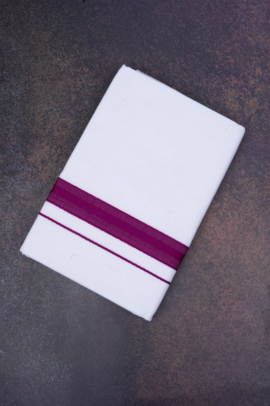 FD-177 W/D DHOTI 3.80 MTR-violet