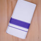 FCD-487 W/D DHOTI 3.80 MTR-Purple