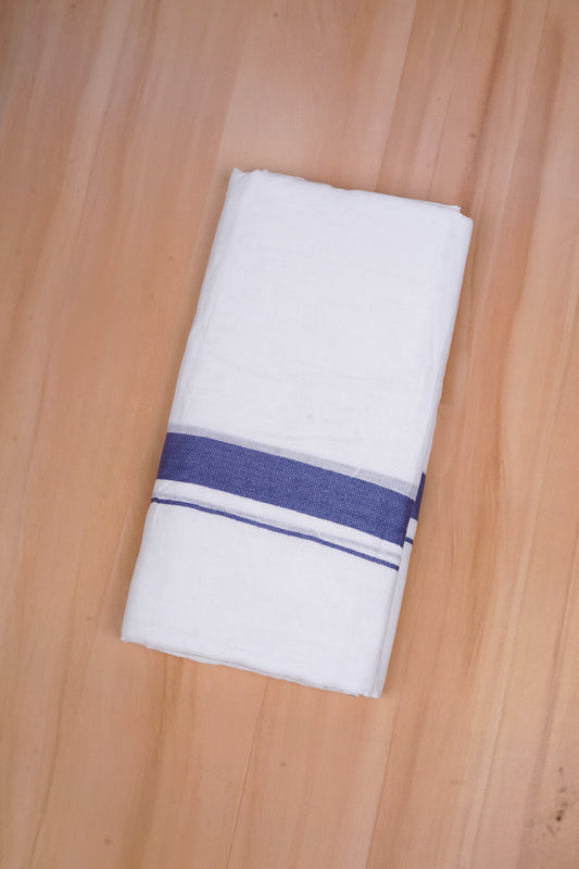 FCD-381 W/D DHOTI 3.80 MTR - Blue