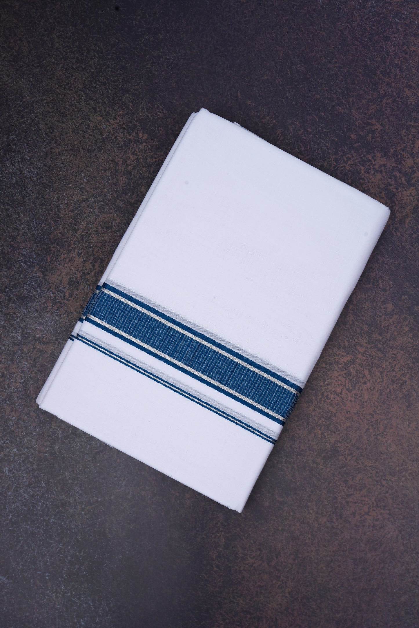 FD-167 W/D DHOTI 3.80 MTR-Blue