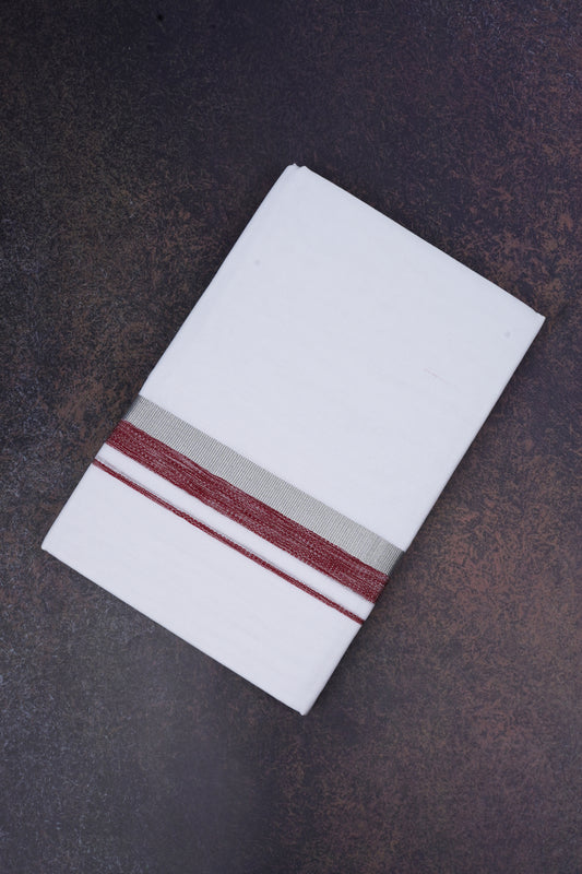FD-168 W/D DHOTI 3.80 MTR-Maroon
